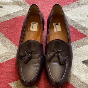 Moreschi Italian Tassel Loafers Leather